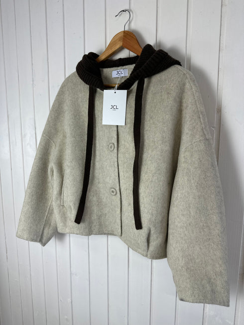 Mantou JCL Paris▫️Mărime universală-80% lână