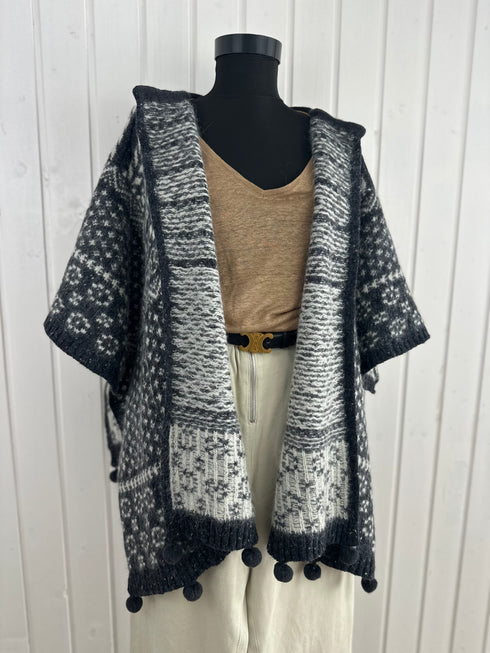 Poncho Max Mara-Universal▫️100% lână