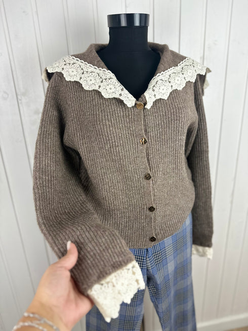 Cardigan Lumine-Universal▫️mix de alpaka cu lână