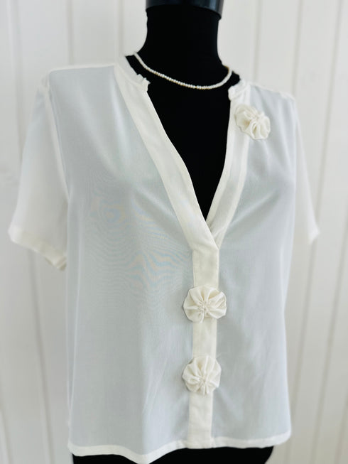 Top Sandro Paris-M▫️100% mătase