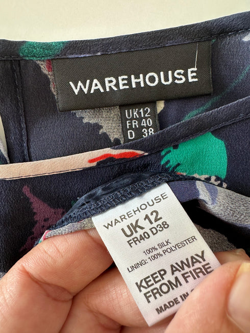 Rochie Warehouse-S/M▫️mătase naturală dublată