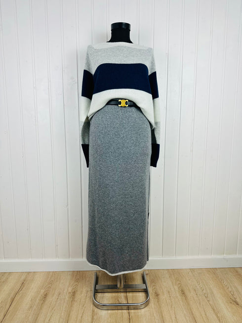 Fustă Arita-Universala▫️mix lână, vâscoză și cașmir
