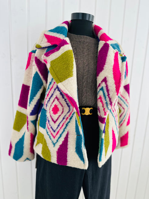 Mantou bouclée-Universal▫️100% lână buclata