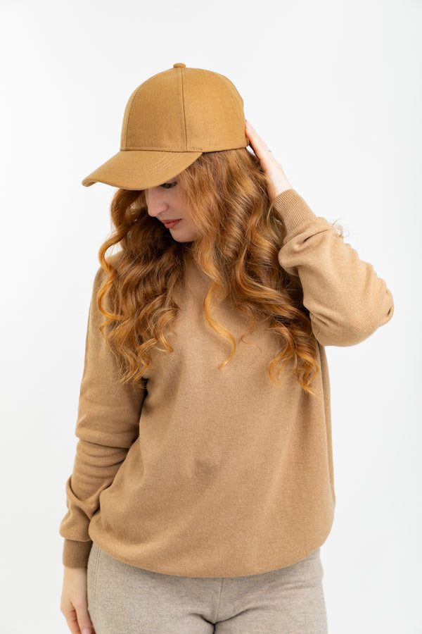 Șapcă mélange laine-Universala▫️49%lână, 51% vâscoză