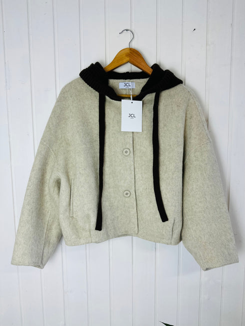 Mantou JCL Paris▫️Mărime universală-80% lână