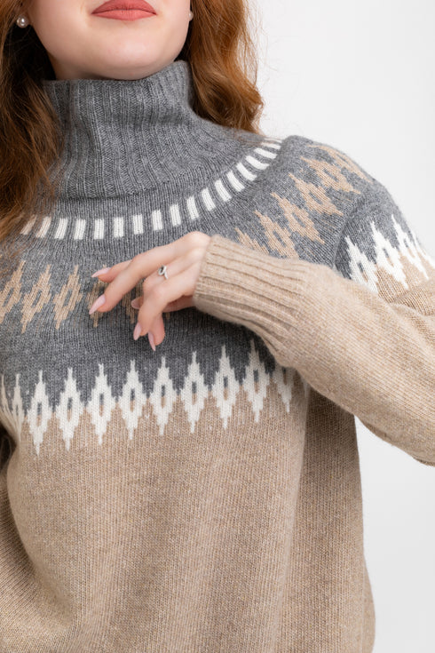 Maleta italienească-S/M▫️mix lână, cașmir, vâscoză