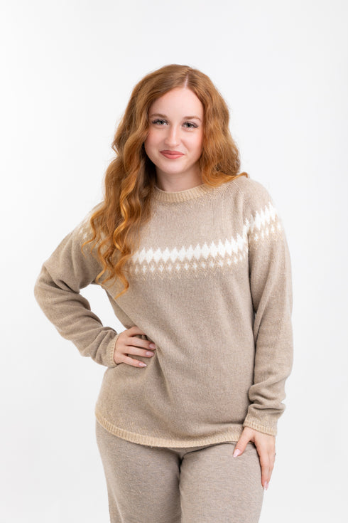 Pulover italienesc-S/M▫️mix lână, cașmir și vâscoză