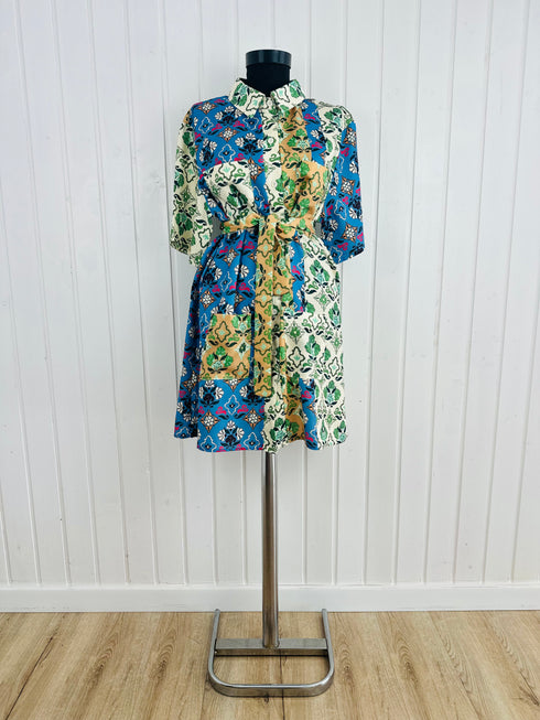 Rochie Remix Italy-S/M▫️bumbac cu in