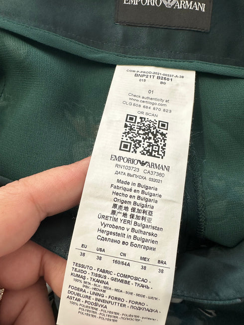 Pantaloni Armani-XS/S▫️100% mătase naturală