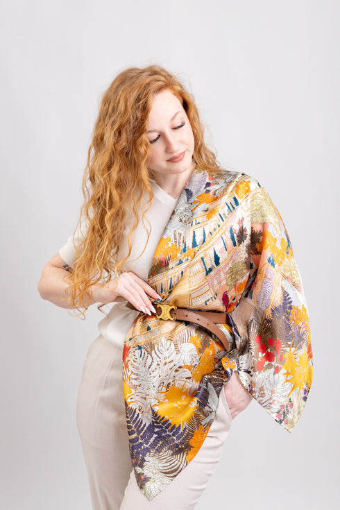 Eșarfă Maison Fanli▫️100% mătase