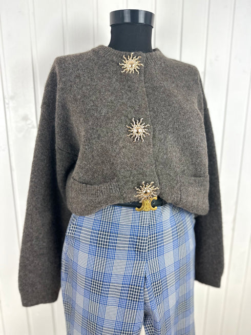 Cardigan Lumine Paris-Universal▫️mix cu alpaka și lână