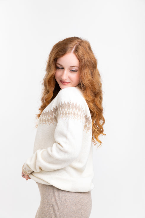 Pulover italienesc-S/M▫️mix de lână, cașmir și vâscoză