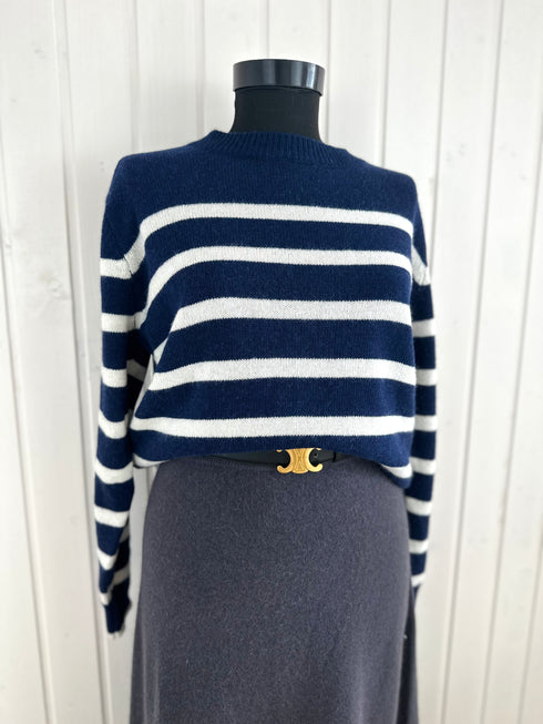 Pulover marinière-Universal▫️mix de lână, vascoza și cașmir