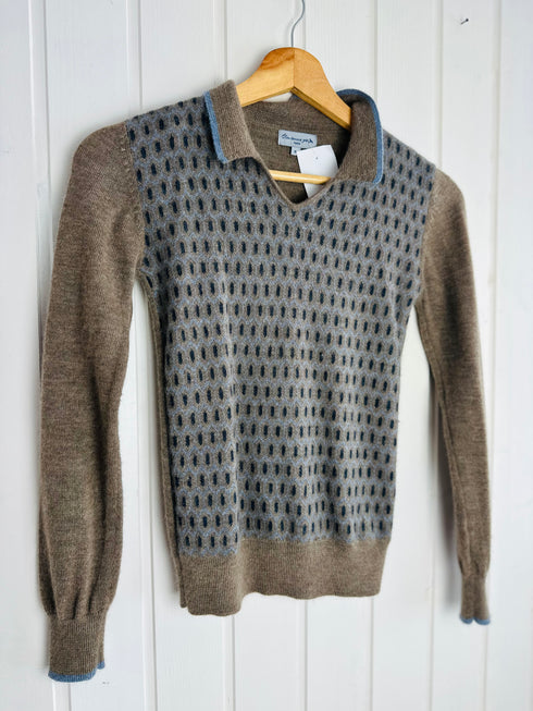 Pulover Bleu comme gris-10 ani