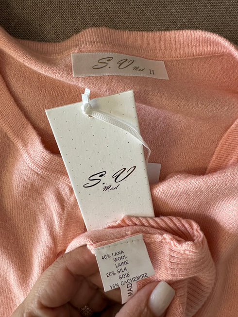 Cardigan SV Mod-S▫️mix de lână, mătase și cașmir