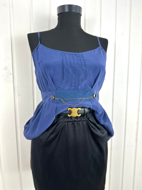 Top Kimchi Blue-S▫️100% mătase naturală