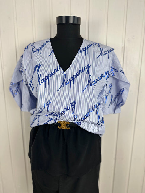 Top Sandro Paris-M▫️poplin bumbac