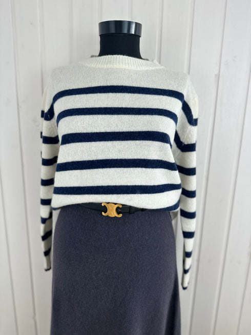 Pulover marinière-Universal▫️mix cu lână, vascoza și cașmir