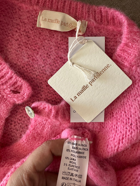 Cardigan La maille Parisienne-Universal▫️mix de baby alpaka și lână
