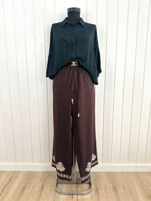 Pantaloni Giovanni Paris-S/M si M/L▫️in, vascoza și bumbac