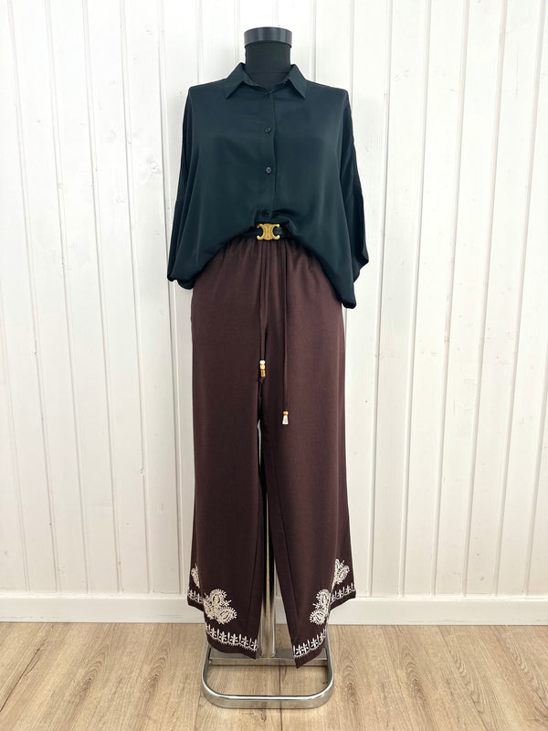 Pantaloni Giovanni Paris-S/M si M/L▫️in, vascoza și bumbac