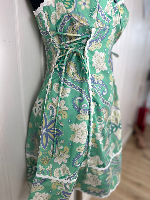 Rochie Remix Italy-S/M▫️bumbac cu in