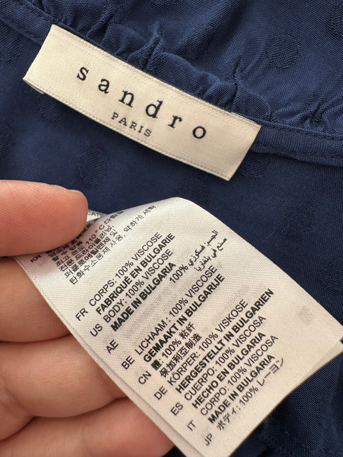 Top Sandro Paris-M▫️100% vâscoză
