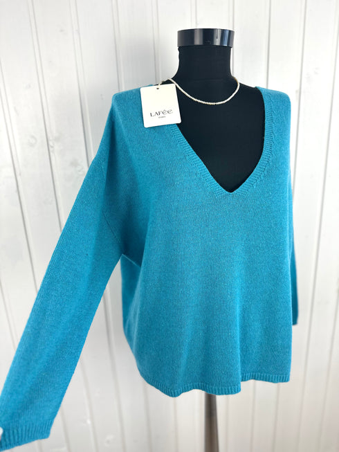 Pulover Lafée Paris-Universal▫️mix de lână, vâscoză și cașmir