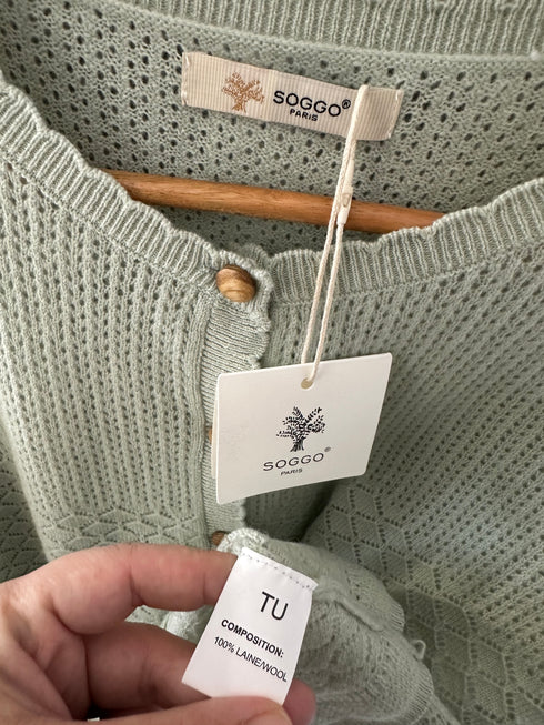 Cardigan SOGGO Paris▫️S/M-100% lână