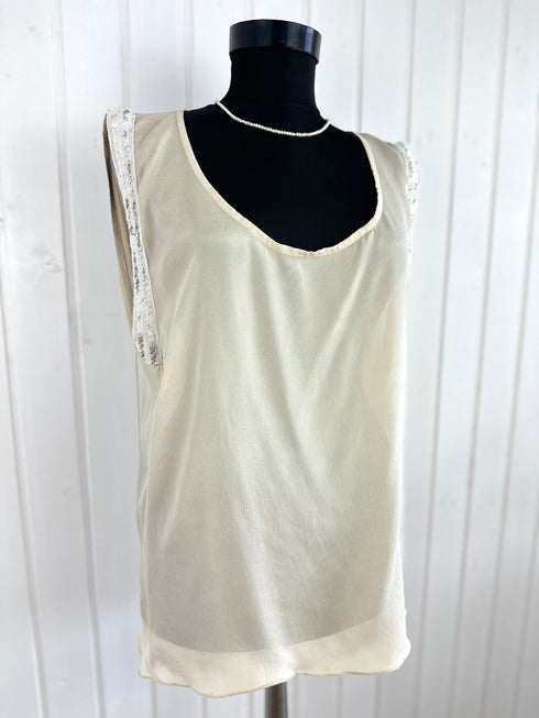 Top La Fée Maraboutée-M/L▫️mix mătase și vascoza