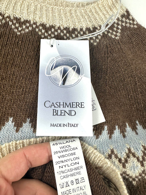 Pulover italienesc-S/M▫️mix lână, cașmir și vâscoză