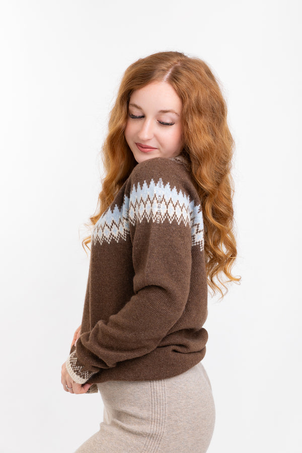 Pulover italienesc-S/M▫️mix lână, cașmir și vâscoză