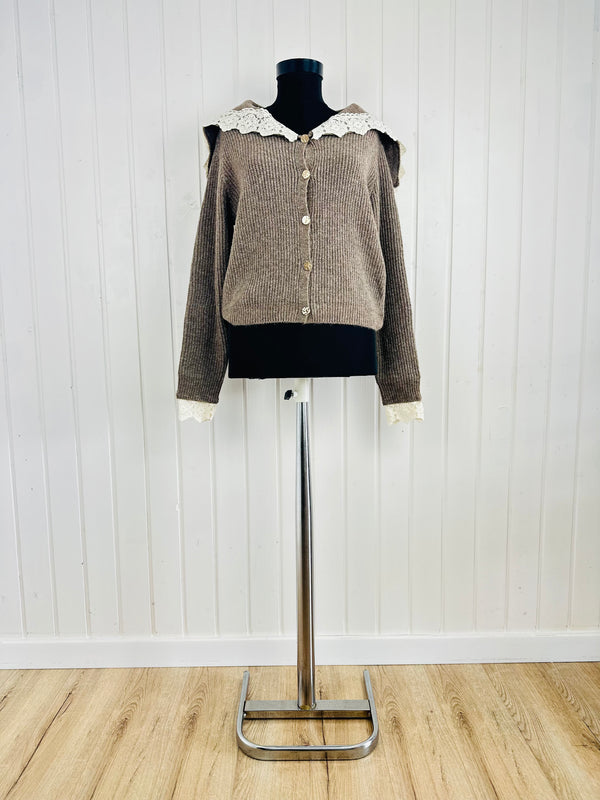 Cardigan Lumine-Universal▫️mix de alpaka cu lână