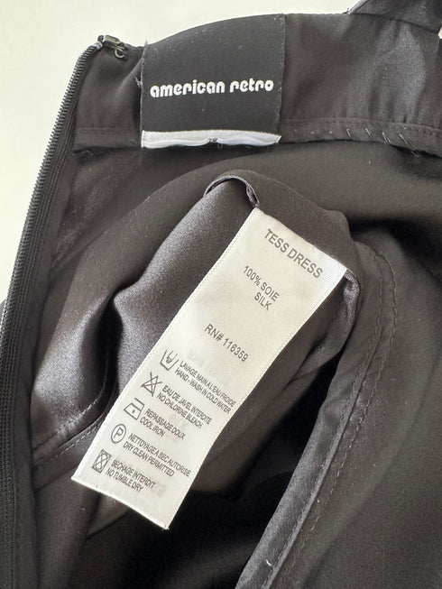 Top American Retro-XS▫️100% mătase naturală