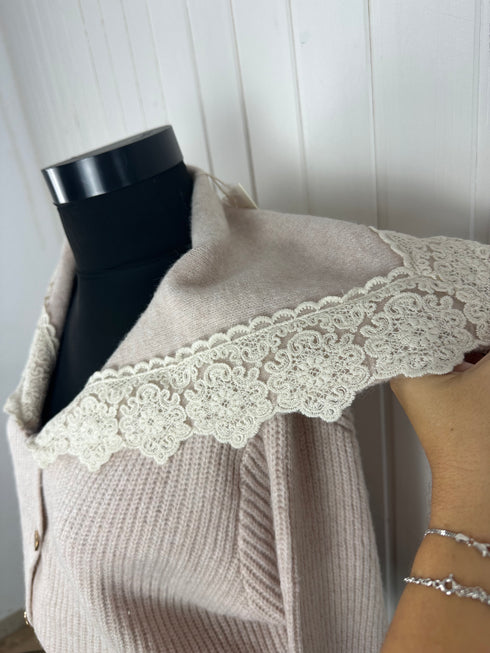 Cardigan Lumine Paris-Universal▫️mix cu alpaka și lână