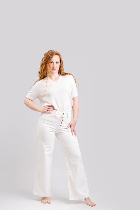 Pantaloni Oraije Paris-Marimi▫️blend bumbac