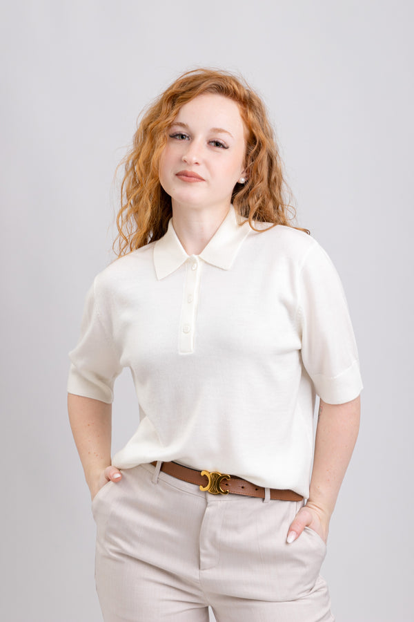Polo JW Atelier Paris-S și M▫️100% merinos