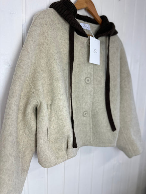 Mantou JCL Paris▫️Mărime universală-80% lână