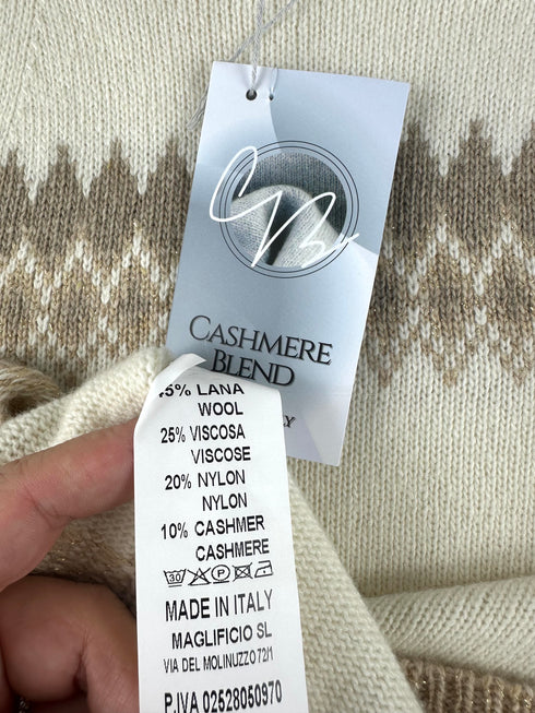 Pulover italienesc-S/M▫️mix de lână, cașmir și vâscoză