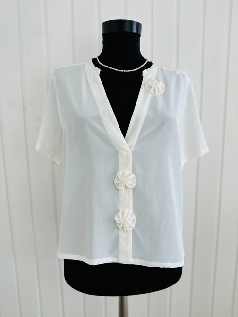 Top Sandro Paris-M▫️100% mătase