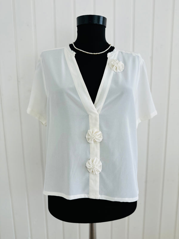 Top Sandro Paris-M▫️100% mătase