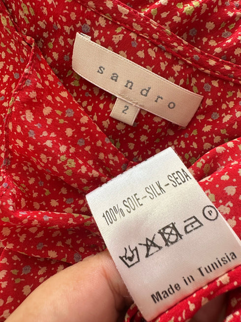 Rochie Sandro-S▫️100% mătase naturală