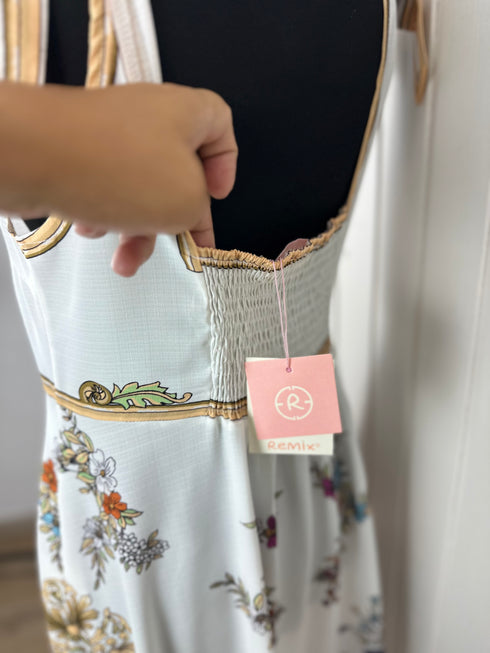Rochie Remix Italy-S/M▫️bumbac cu in