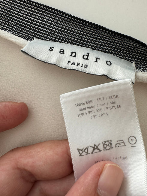 Cămașă Sandro Paris-M/L▫️100% mătase naturală