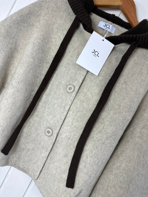 Mantou JCL Paris▫️Mărime universală-80% lână