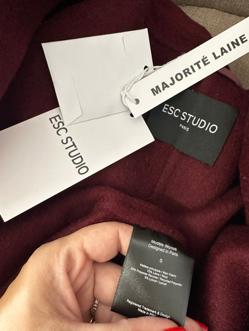 Mantou Esc Studio Paris-M și L▫️70% lână