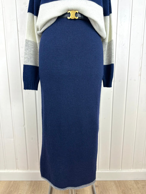 Fustă Arita-Universală▫️mix lână, cașmir și vâscoză