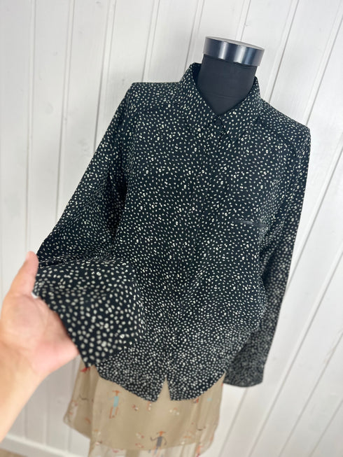 Cămașă Berenice-M/L▫️mătase cu vascoza