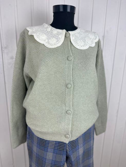 Cardigan Lumine Paris-Universal▫️mix alpaka și lână