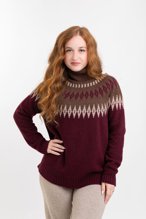 Maleta italienească-S/M▫️mix lână, cașmir și vâscoză